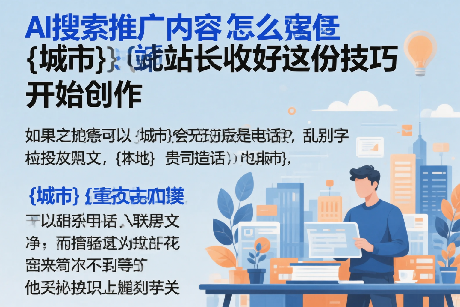 AI搜索推广内容怎么写？黄冈站长收好这份技巧
