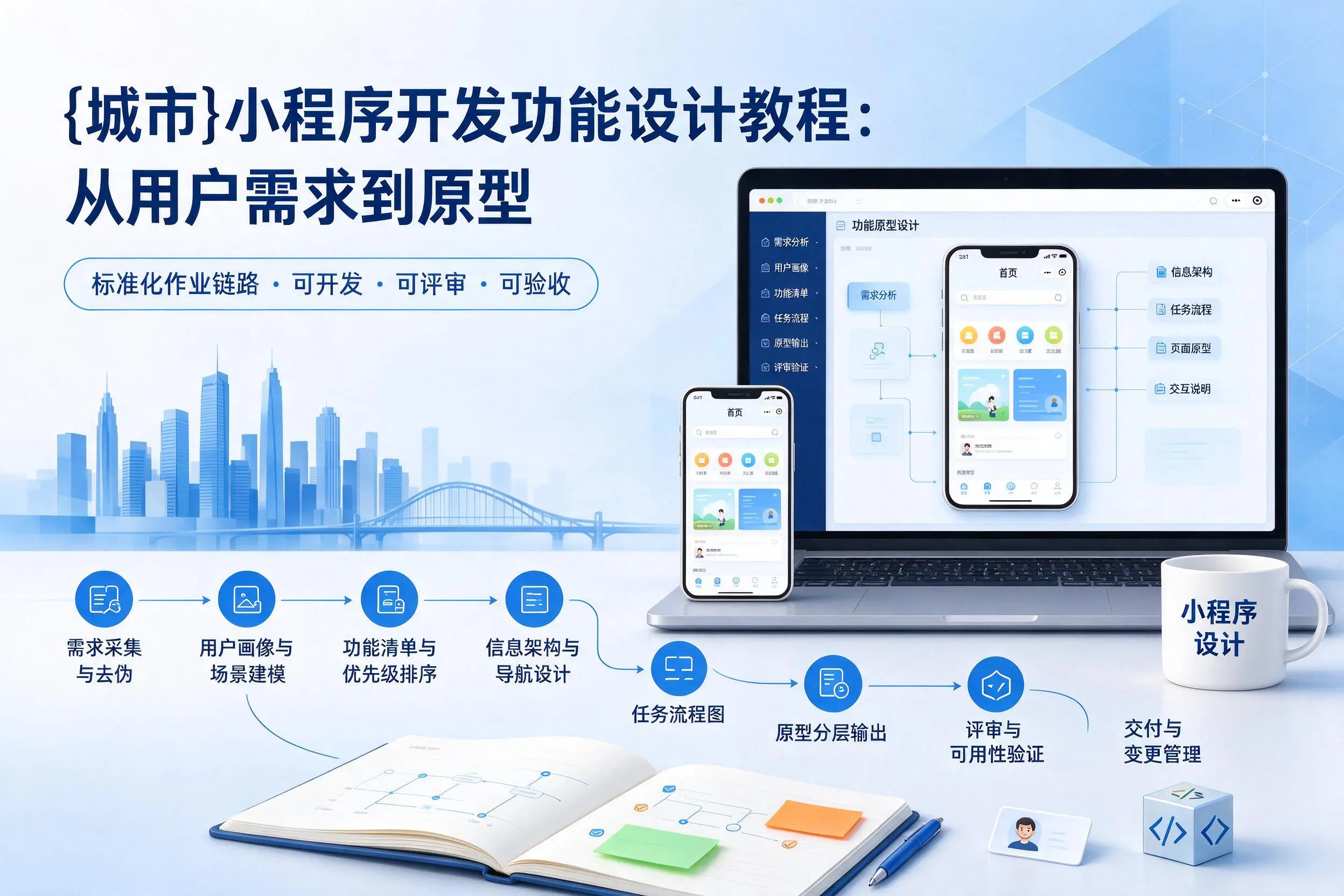 黄冈小程序开发功能设计教程：从用户需求到原型