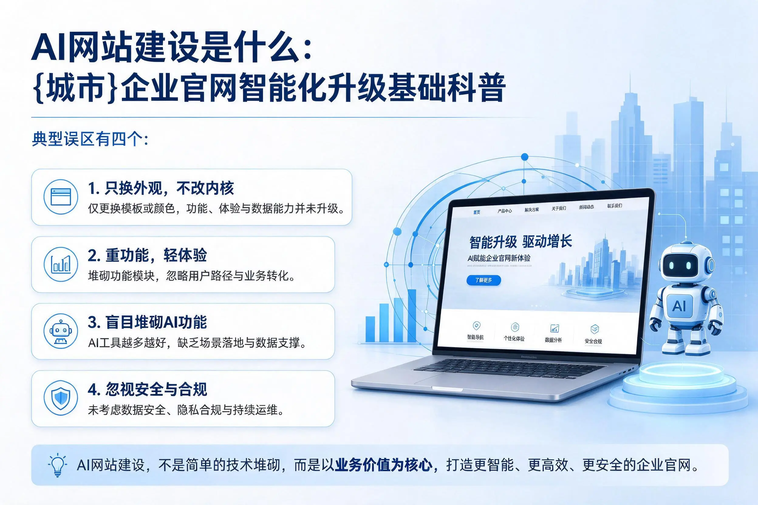 AI网站建设是什么：黄冈企业官网智能化升级基础科普
